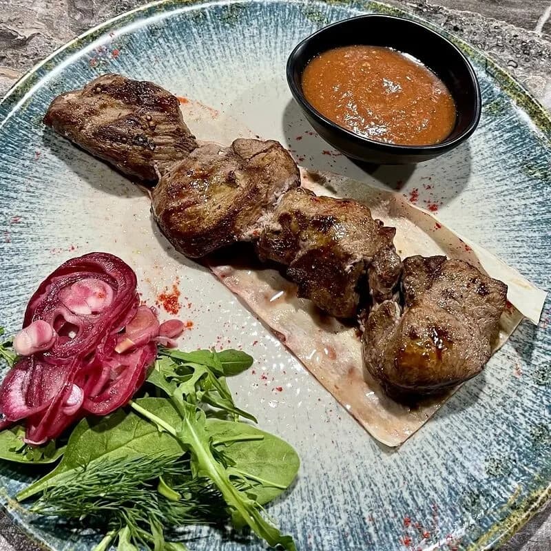Шашлык из мякоти ягненка
